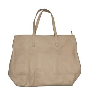 Cuyana Tan Leather Tote Bag